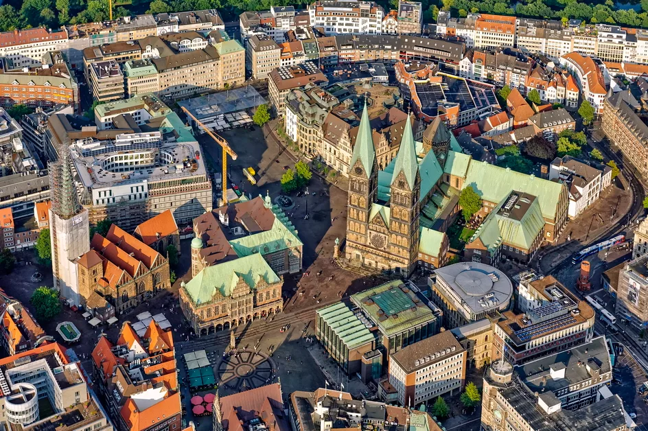 Bremen - Bremens gute Stube von Oben