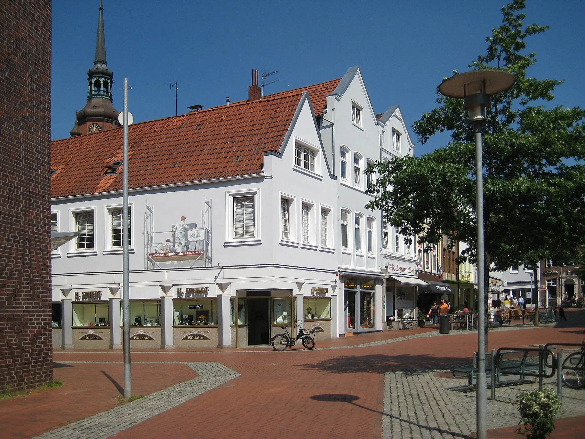 Itzehoe - Itzehoe, Blick in die Fußgängerzone