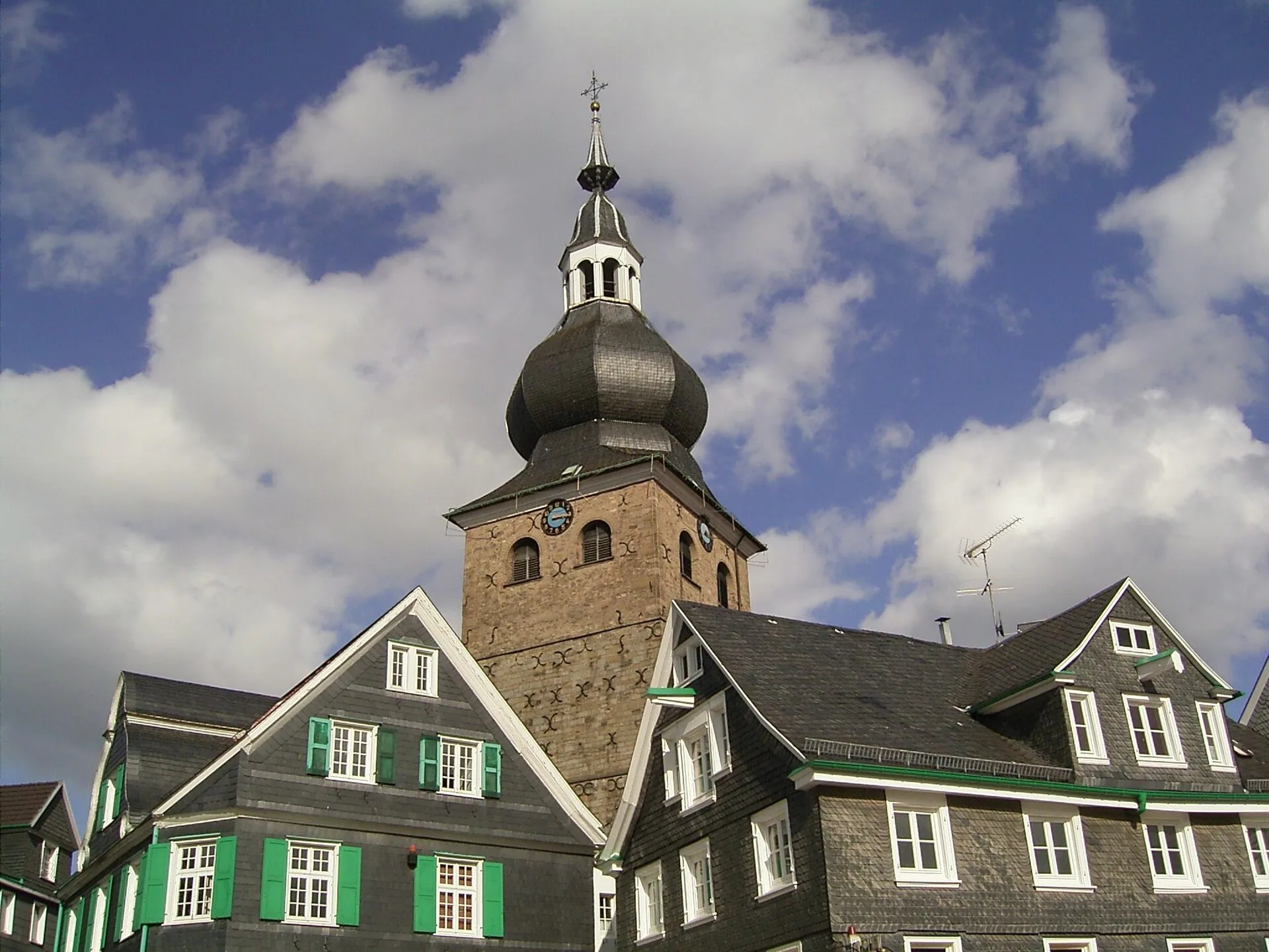 Remscheid - Evangelische Stadtkirche in der Altstadt von Remscheid-Lennep